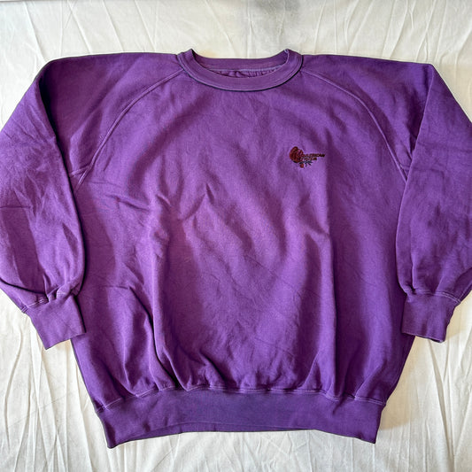 American System 80s Vintage Sweatshirt- XXL - Made in Italy