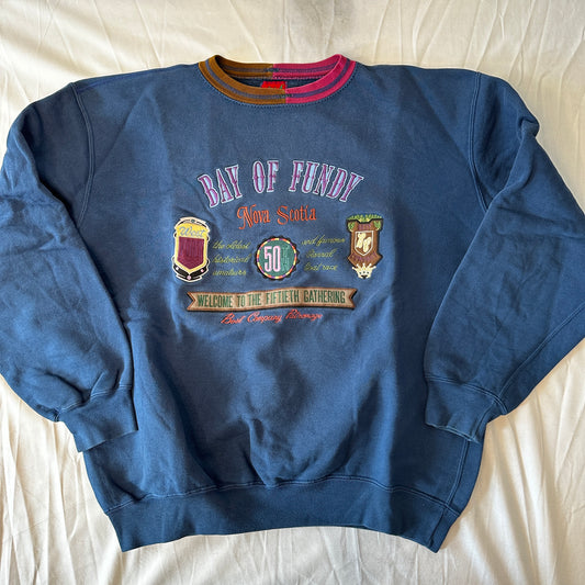 Best Company 80s Vintage "Bay of Fundy" Sweatshirt- XXL - Made in Italy