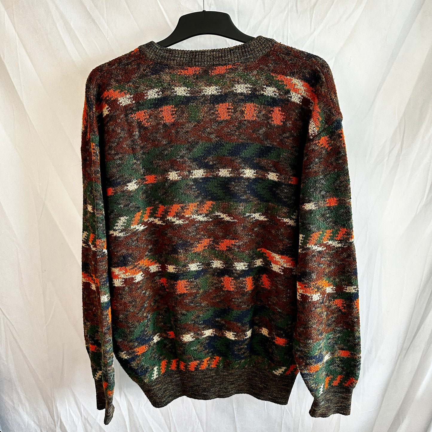 Missoni Sport Vintage 80s V-Neck Sweater - L - Made in Italy