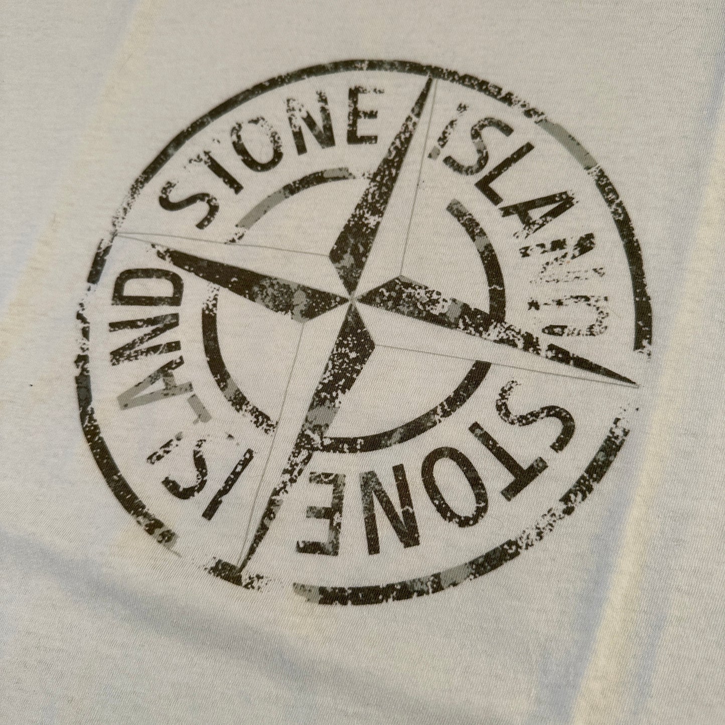 Stone Island 2017 Graphic Print Logo T-Shirt - L