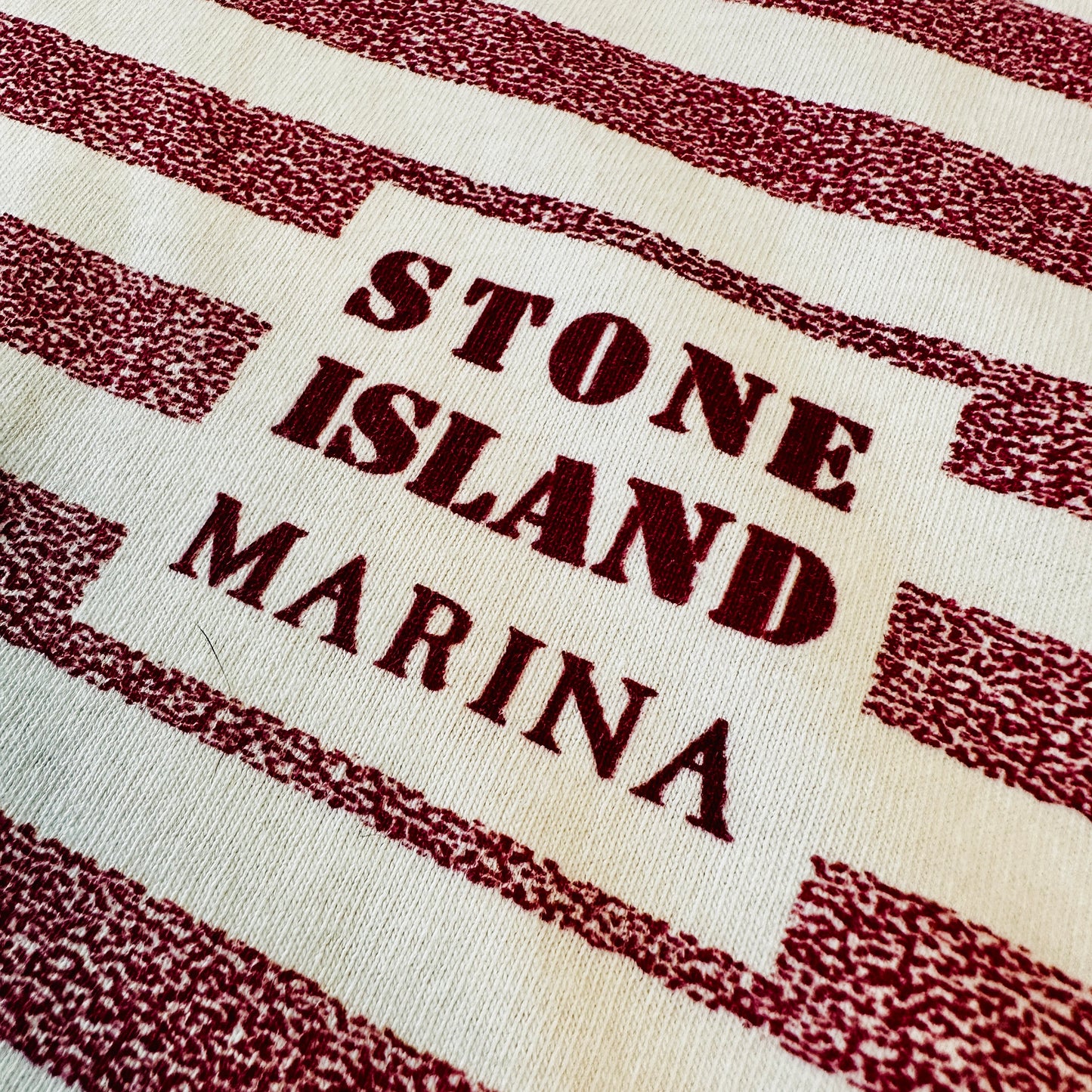 Stone Island Marina Box Logo -Vintage 1991 T-Shirt - XXL - Made in Italy