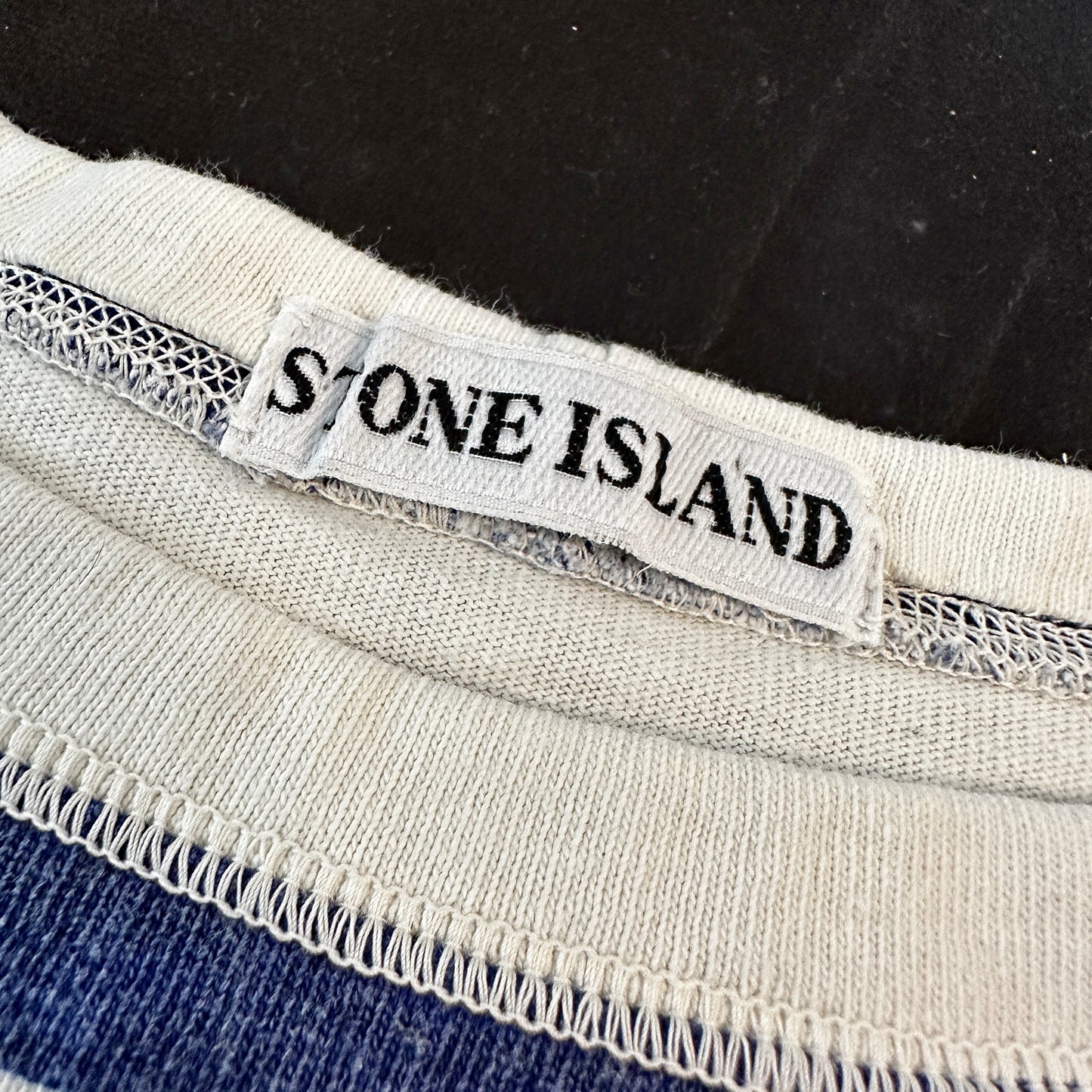 Stone Island Marina -Vintage 1987 Longsleeve T-Shirt - XL - Made in Italy