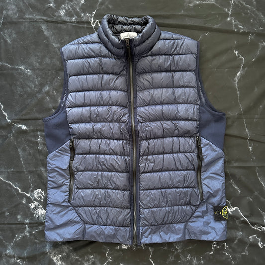 Stone Island Garment Dyed Micro Yarn Down Vest 2017 - 3XL