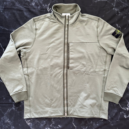 Stone Island Cotton Nylon Fleece Jacket- XXL - Made in Italy