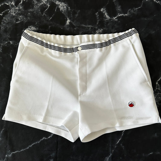 By Marilena Vintage 80s Tennis Shorts - White - M - Made in Italy