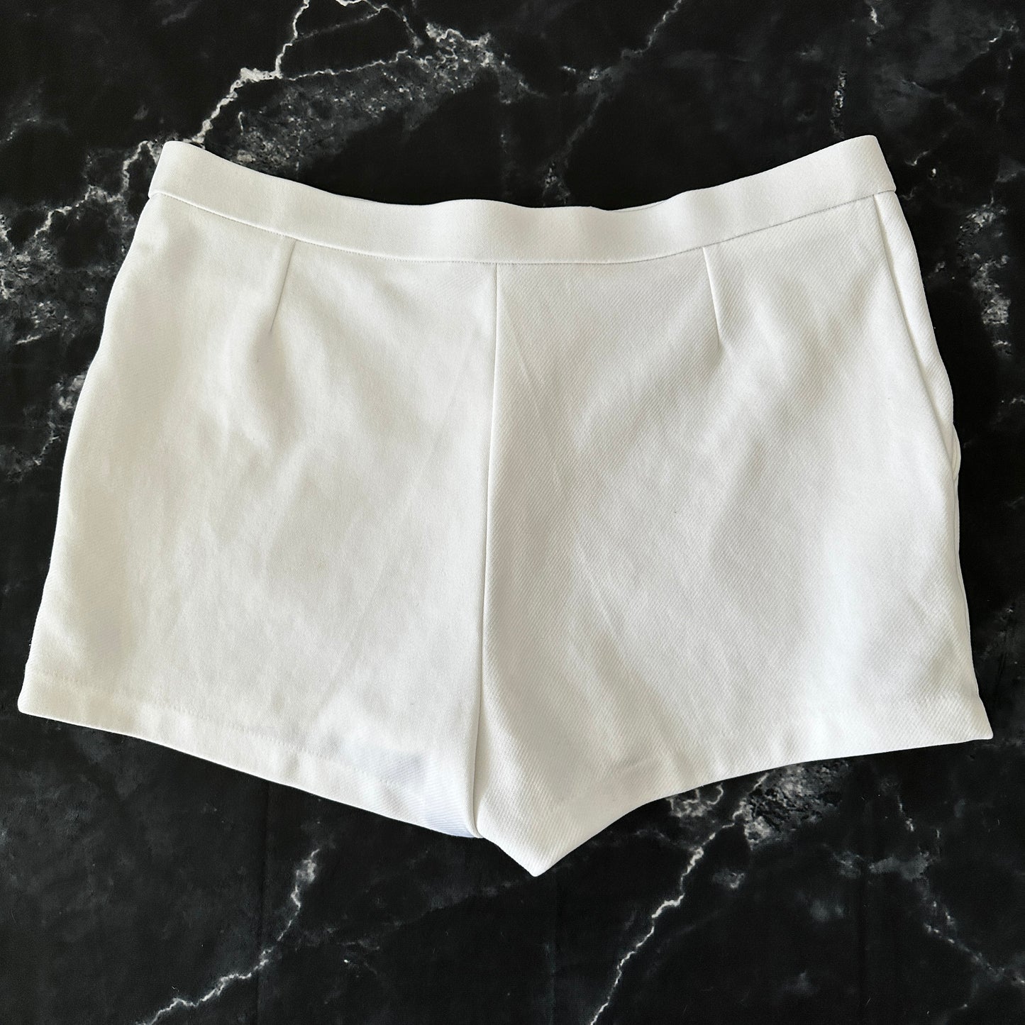 Lacoste Vintage 80s Tennis Shorts - White - 50 - Made in France