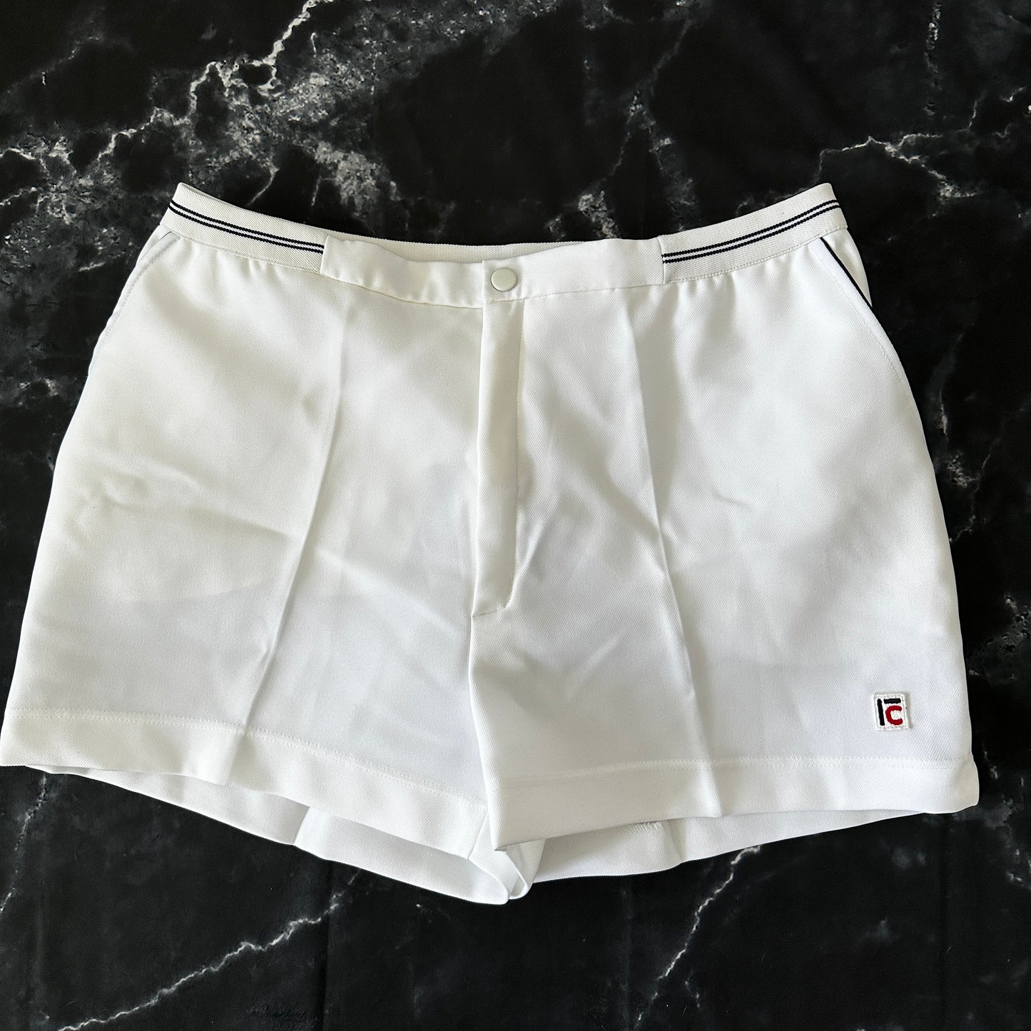 Campagnolo Sport Vintage 80s Tennis Shorts - White - 56 / M - Made in Italy