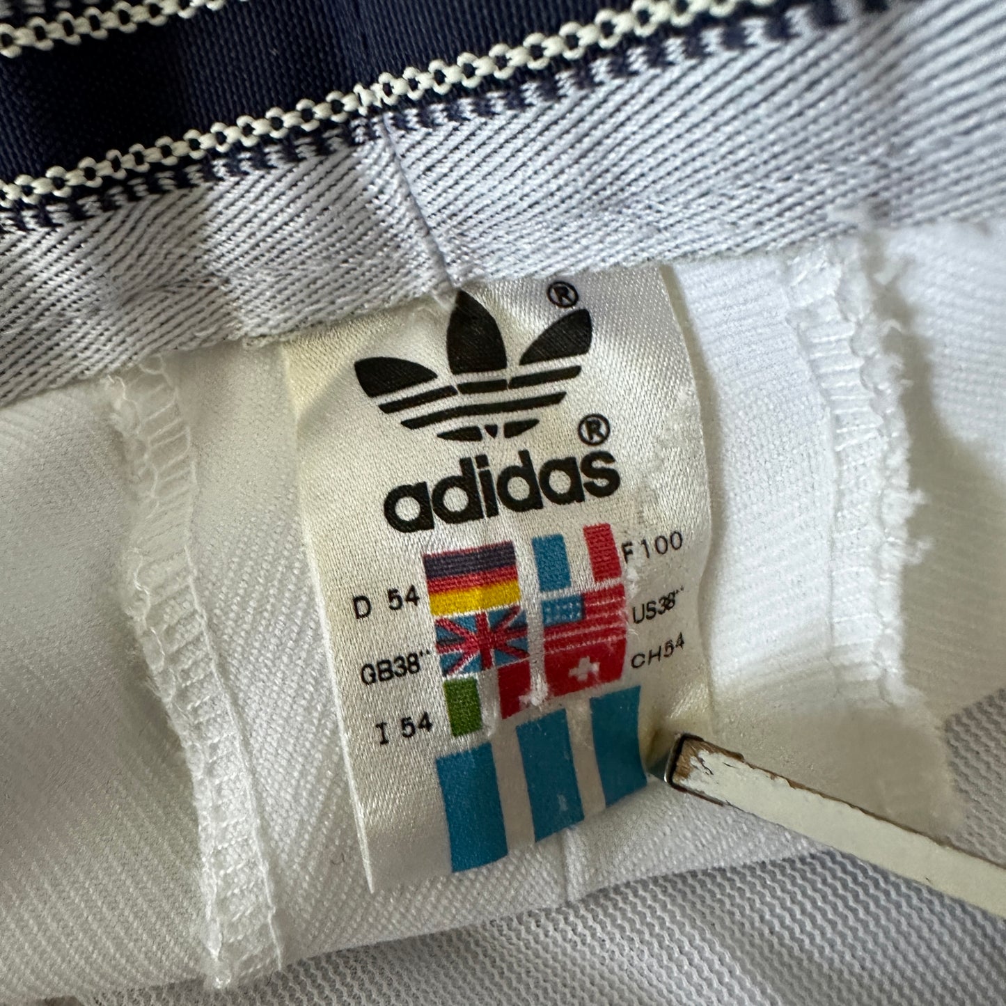 Adidas Vintage 80s Tennis Shorts - White - 54 / XL - Made in Japan
