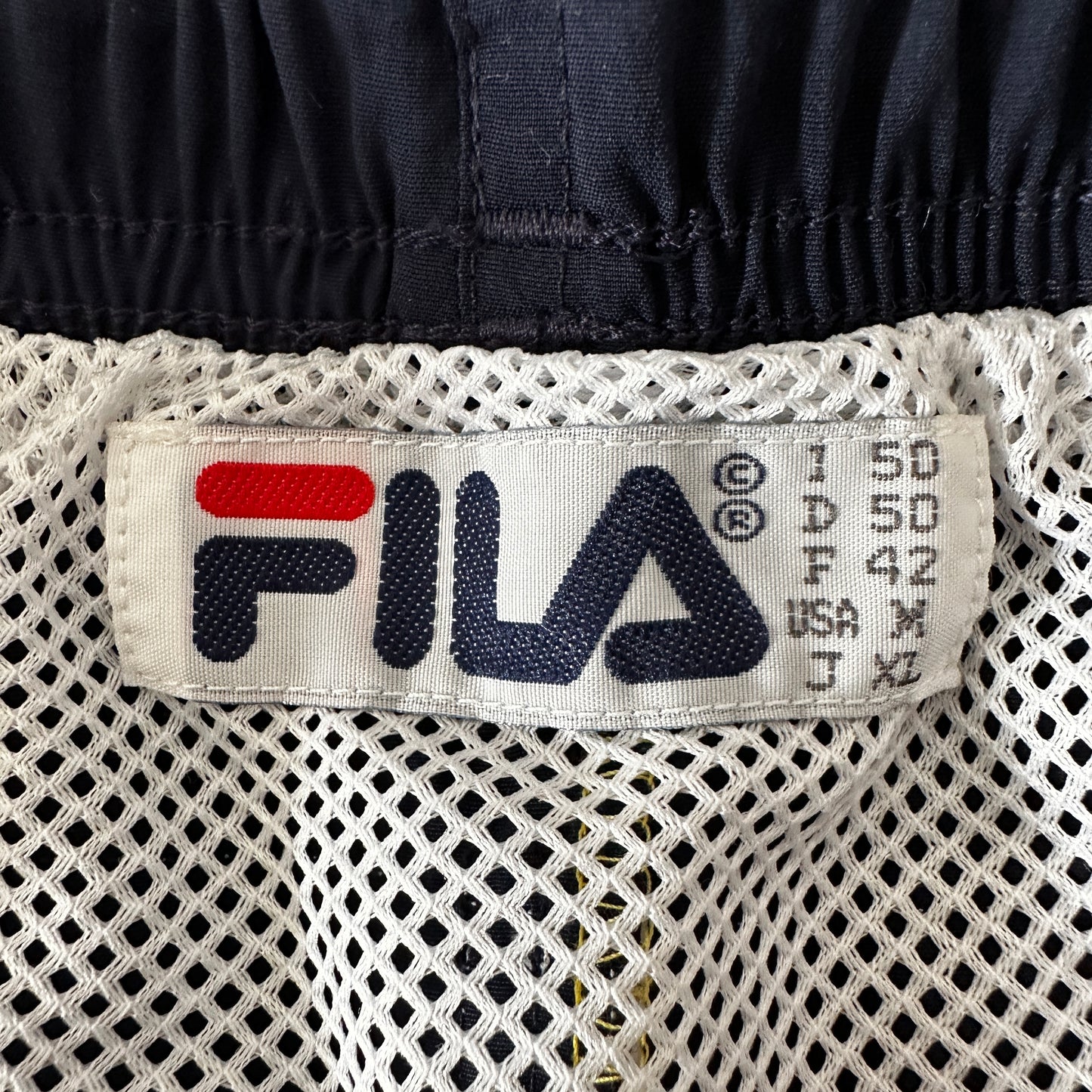 Fila Vintage Sports Shorts 1993 Yellow - 50 / M