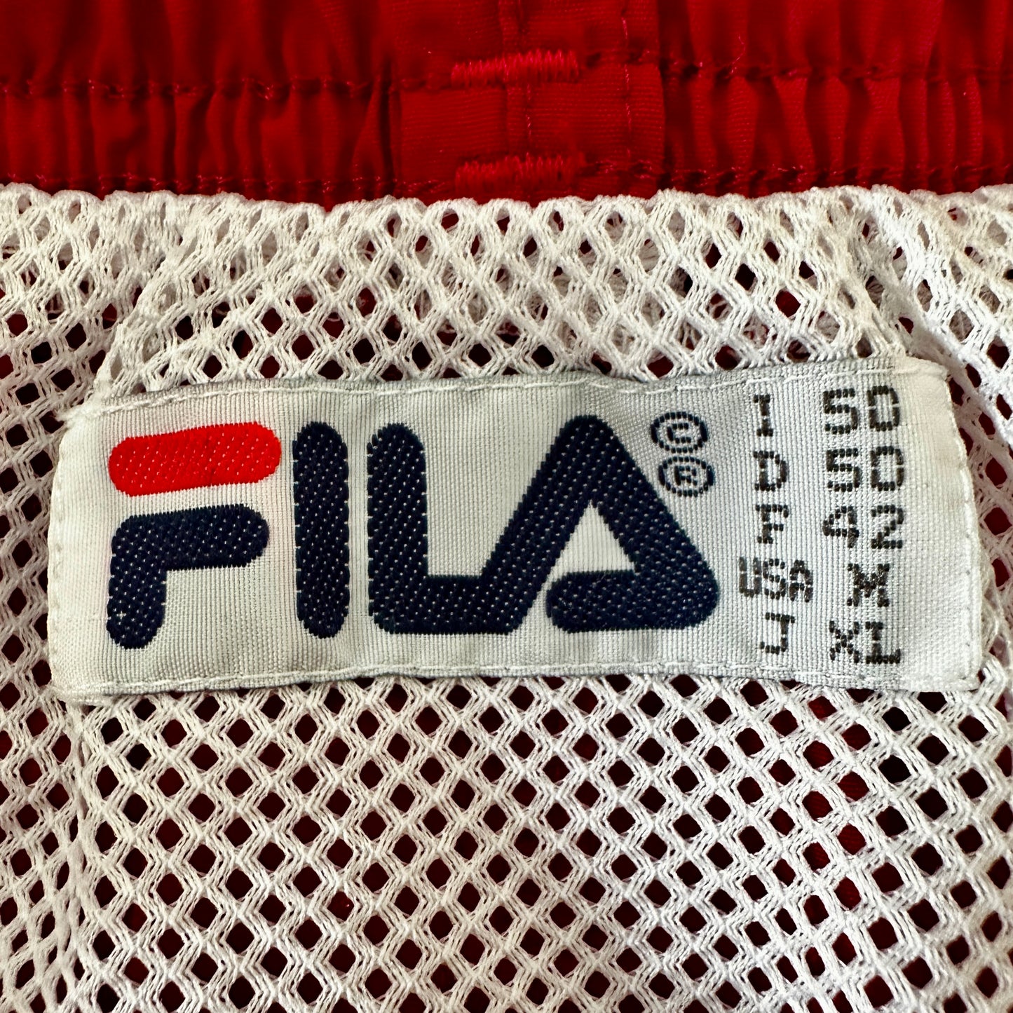 Fila Vintage Sports Shorts 1993 Red - 50 / M