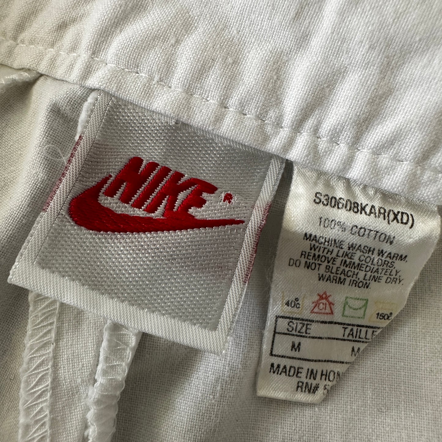 Nike Vintage 80s Grey Tag  John McEnroe Tennis Shorts - White - M