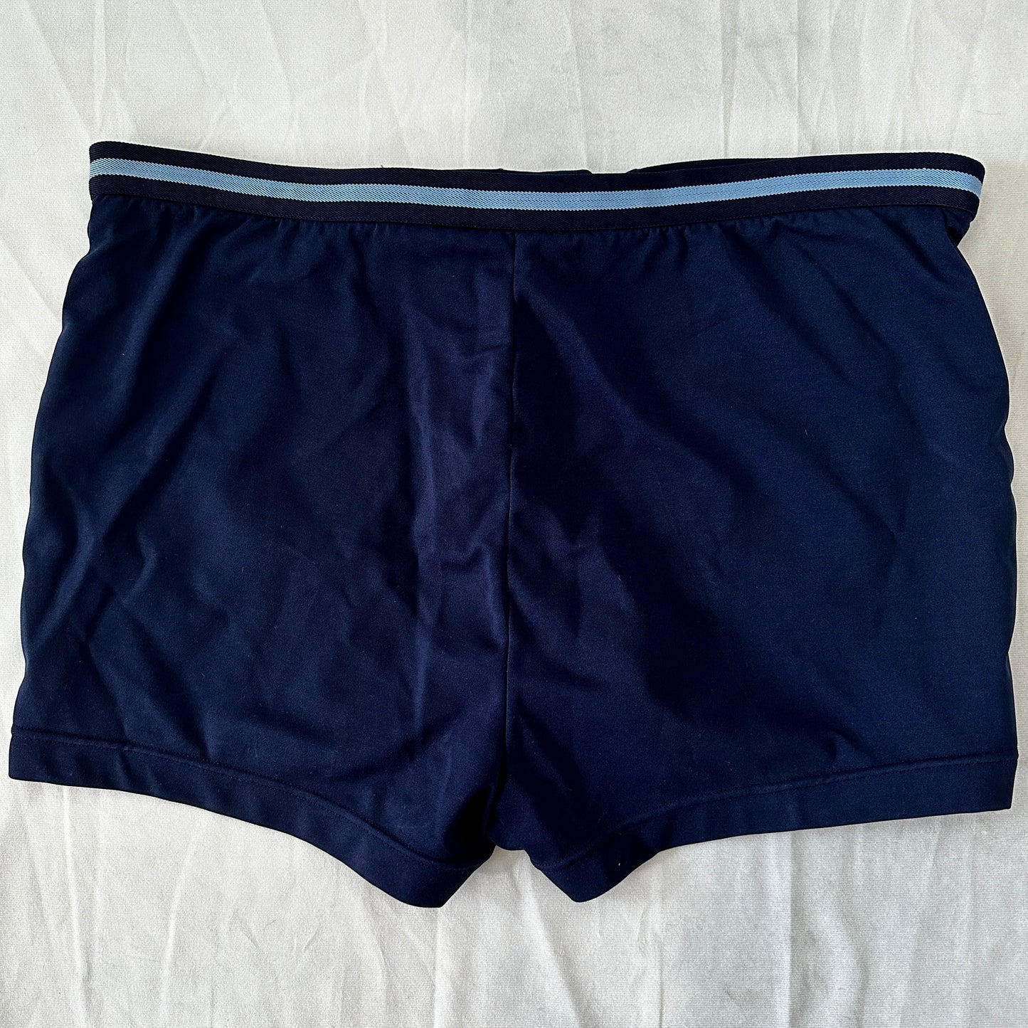 80s Vintage Tennis Shorts - Navy - XL