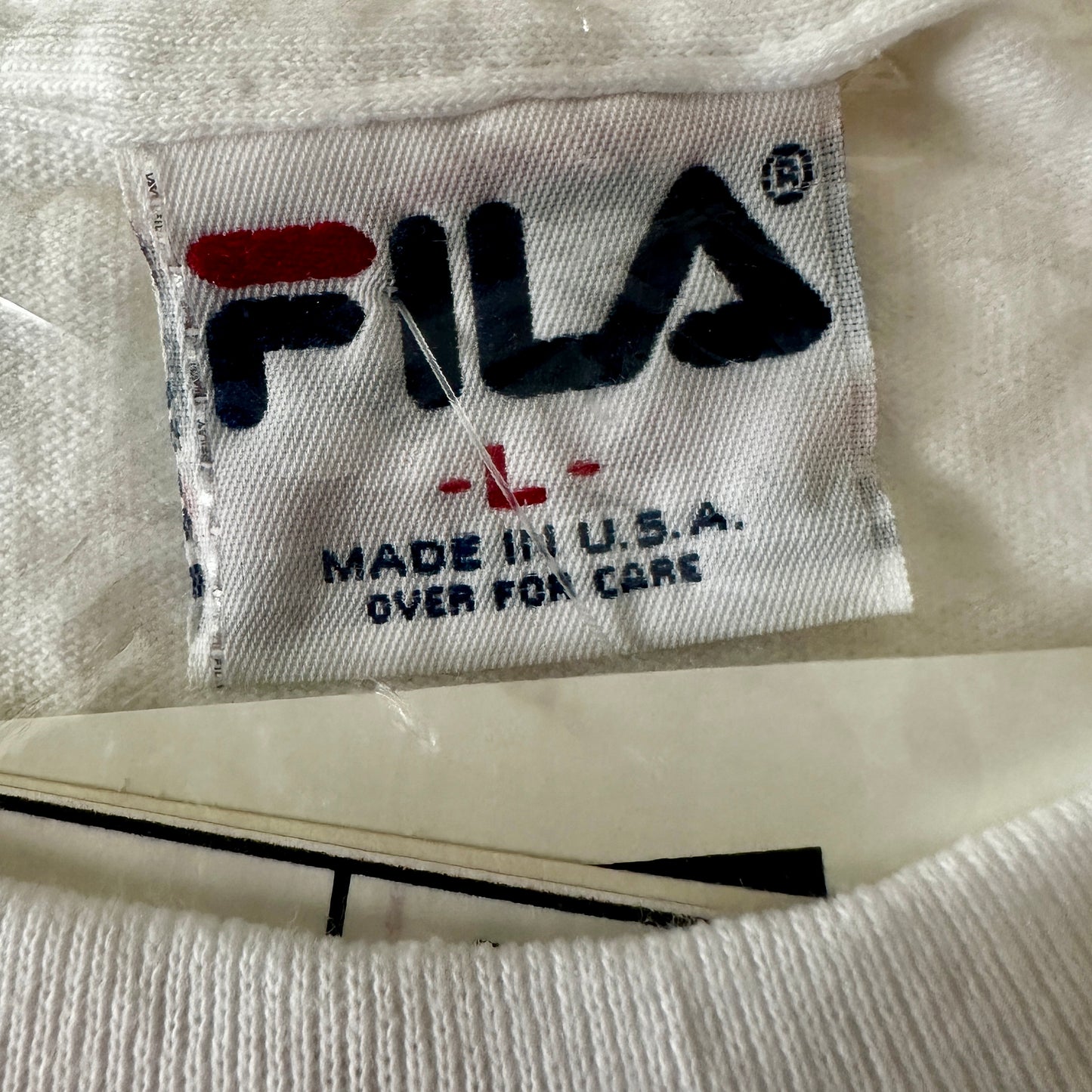 Fila Vintage 1994 Front Logo 2 T-Shirt Sealed Bag BNWT - L - Made in USA