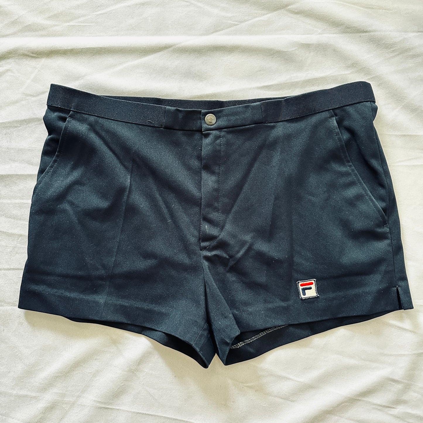Fila Vintage 80s Tennis Shorts - Navy - 50 / L - Made in Italy