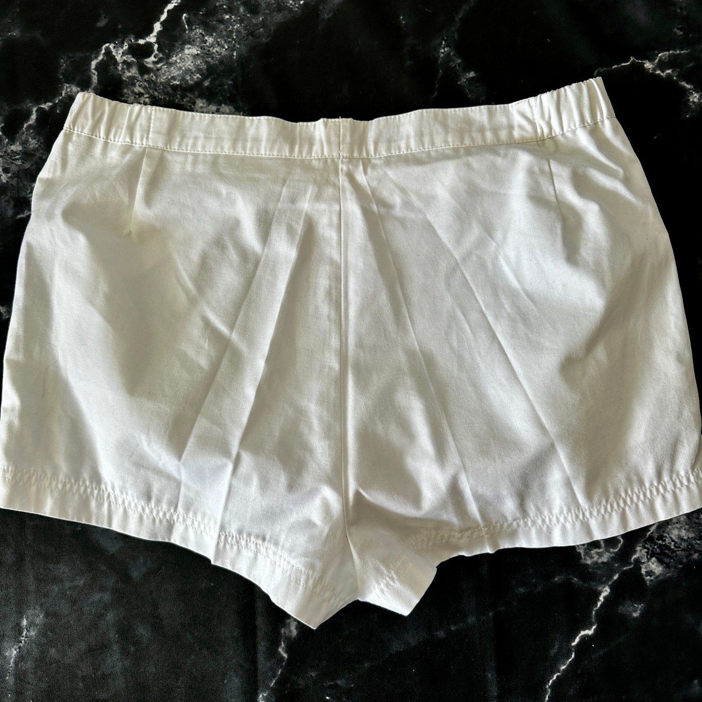 Dunlop  Vintage 80s Tennis Shorts - White - M