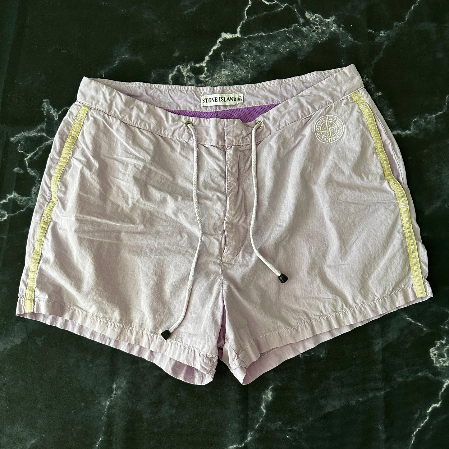 Stone Island Vintage 80s Swim Shorts - 50 / M - Made in Italy