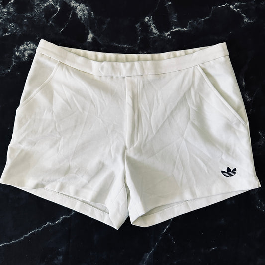 Adidas 80s Vintage Tennis Shorts - White - 50 / M