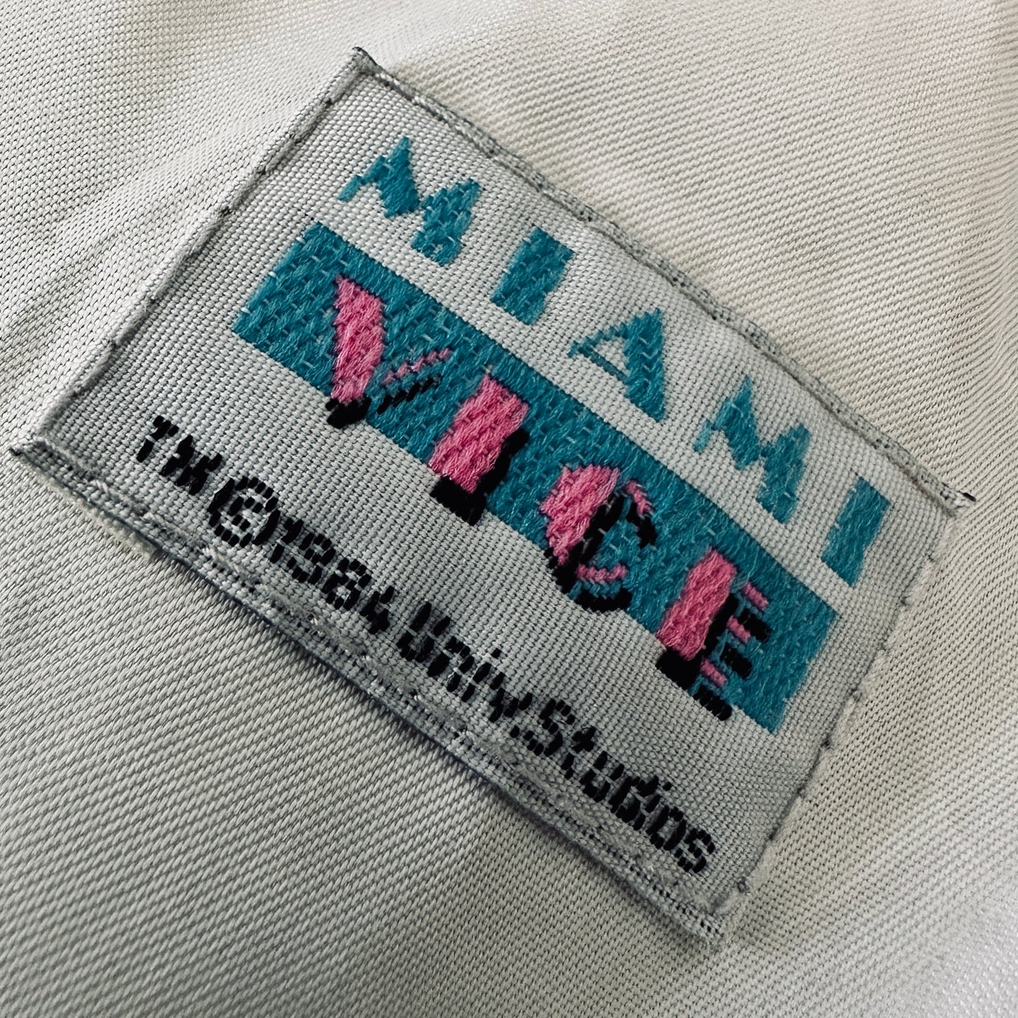 Miami Vice Licensed 80s Vintage Linen Sportscoat - L