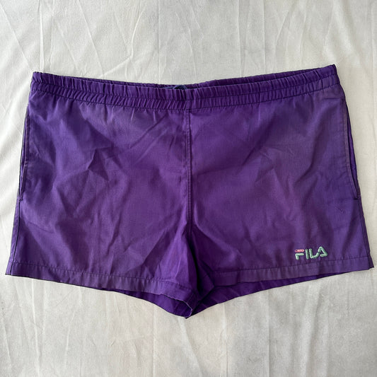 Fila Vintage 80s Shorts - Purple - 54 / XL - Made in Italy