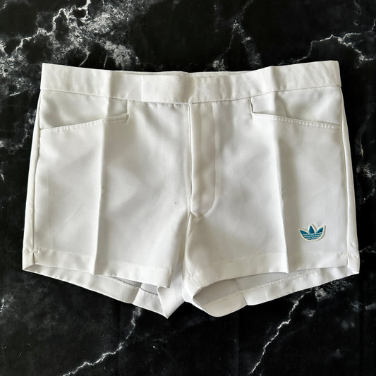 Adidas Vintage Tennis Shorts - White - 52 / L