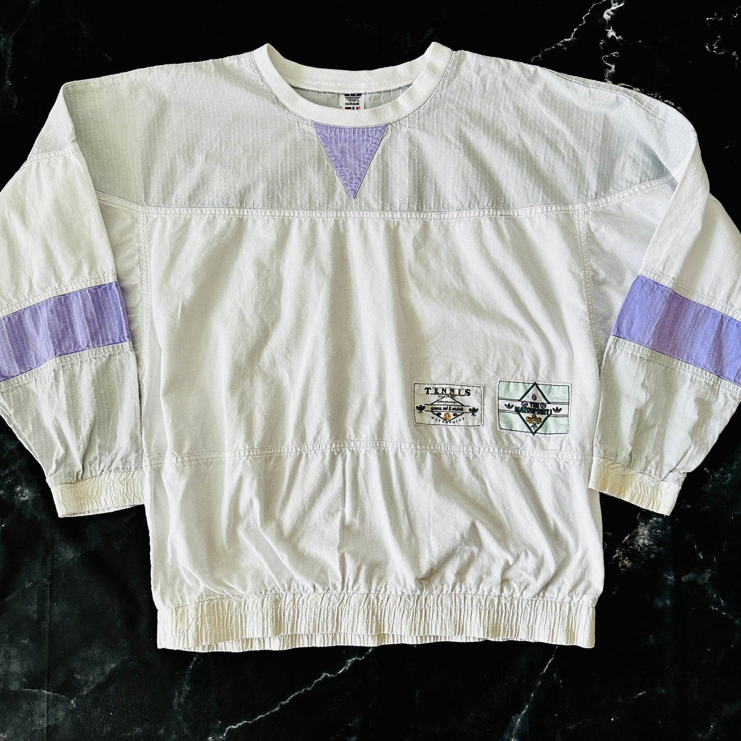 Adidas Tennis Vintage 80s Sweatshirt - 7 / XL