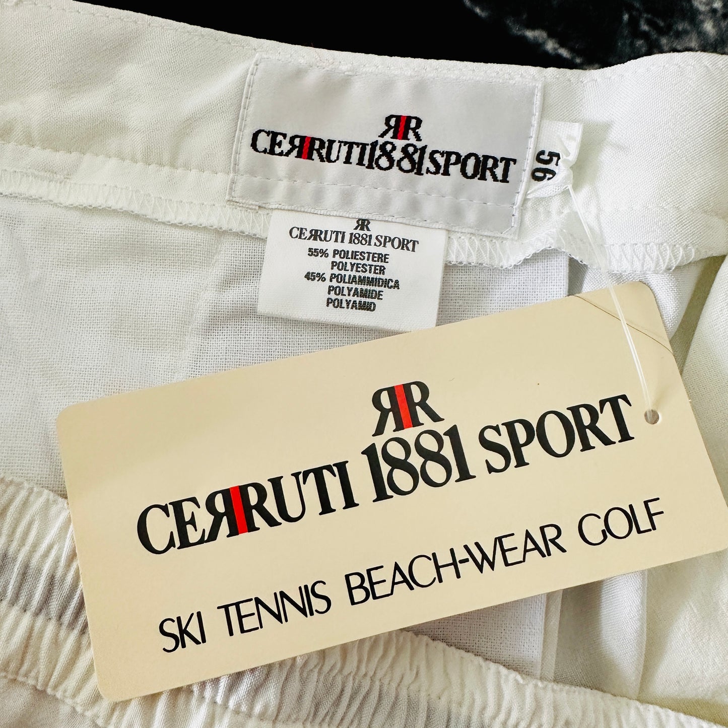 Cerrutti Sport 80s Tennis Shorts - 56 / XL - Made in Italy - BNWT