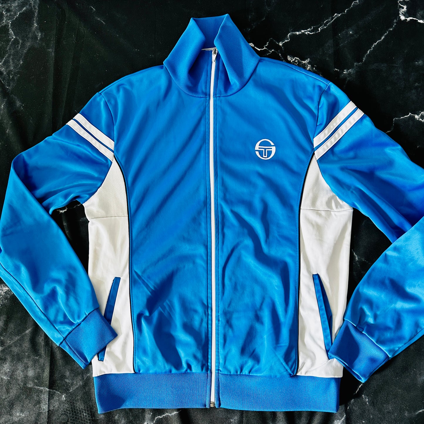 Sergio Tacchini Vintage 80s Track Jacket - 52 / L - Made in Italy