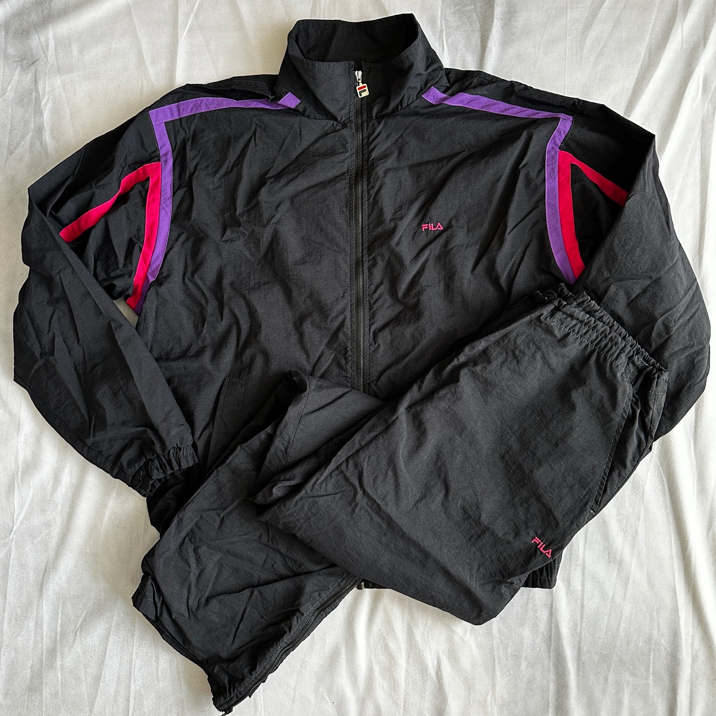Fila 80s Vintage Full Tracksuit- 52 / L - Made in Italy