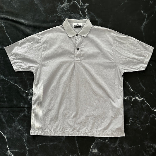 Stone Island Marina 50 Fili Folded Print Polo Shirt 2018 - M - Made in Italy