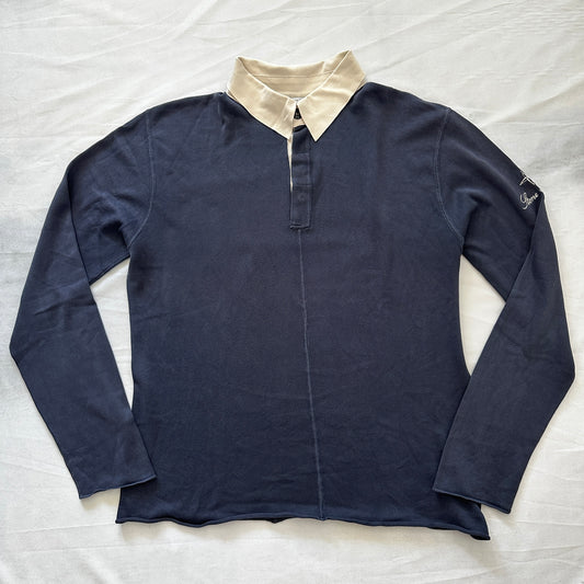 Stone Island 2005 Polo Longsleeve Shirt - L - Made in Italy