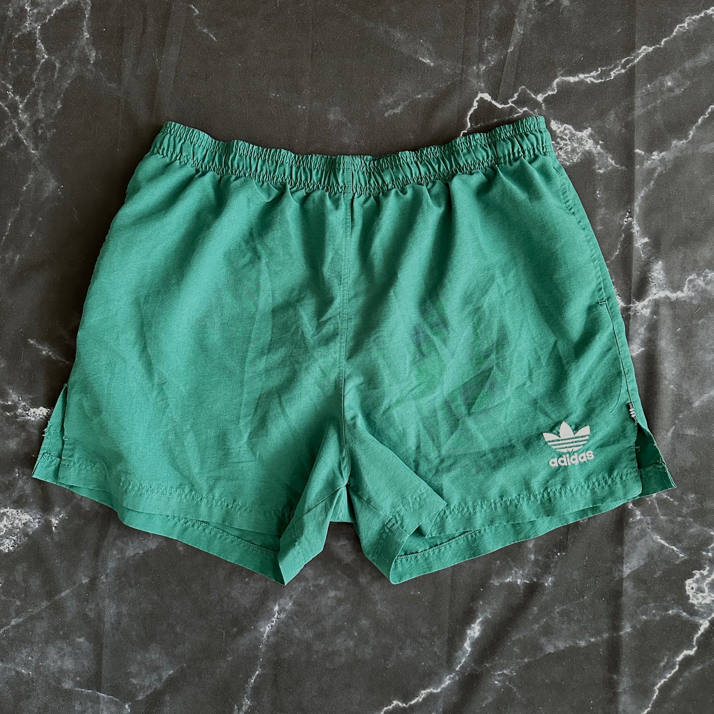 Adidas Vintage 90s Shorts - Green - XL