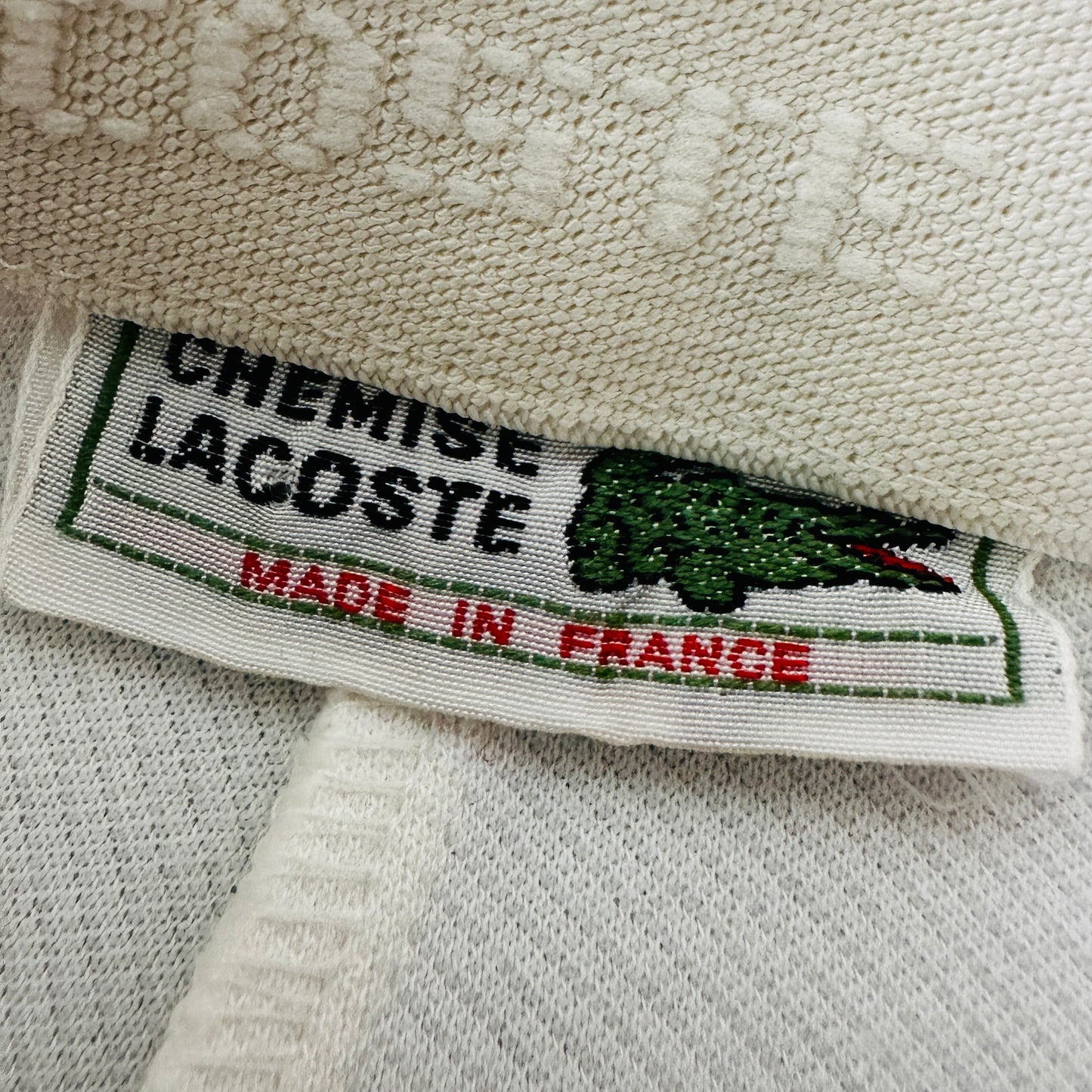 Lacoste Vintage 80s Tennis Shorts - White - 50 / M - Made in France