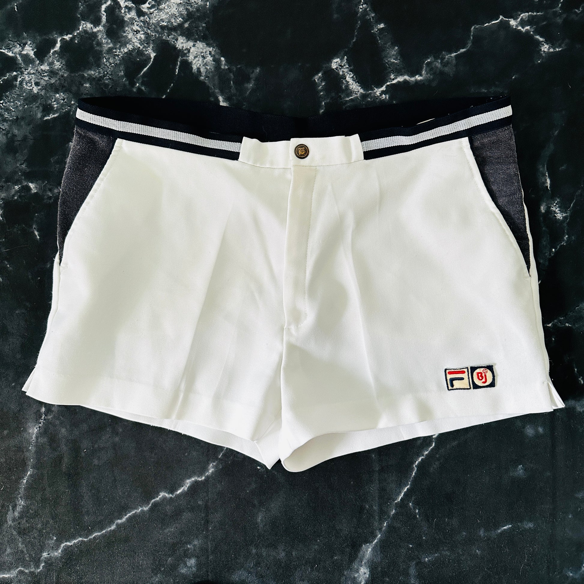 Fila Björn Borg 80s Vintage Tennis Shorts 52 L Made in Italy