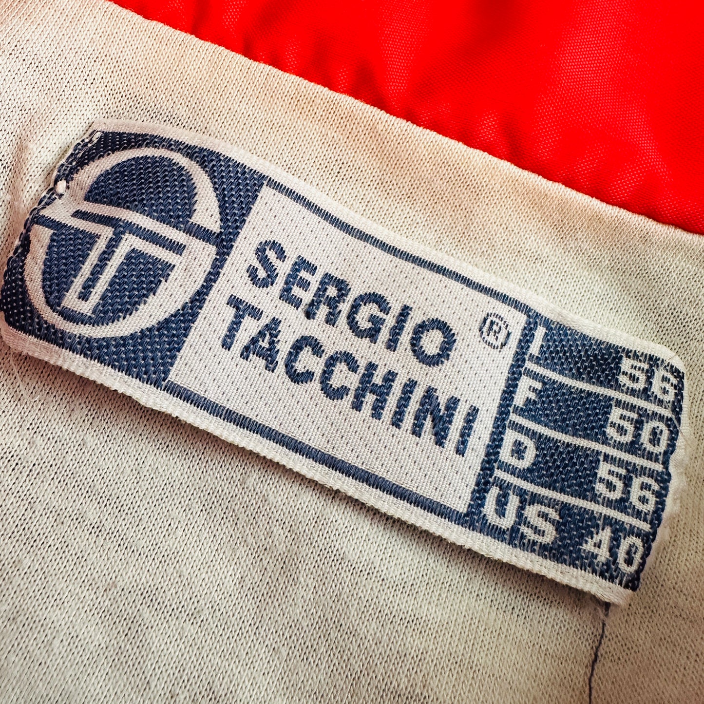 Sergio Tacchini Vintage 80s Track Jacket - 56 / XXL - Made in Italy