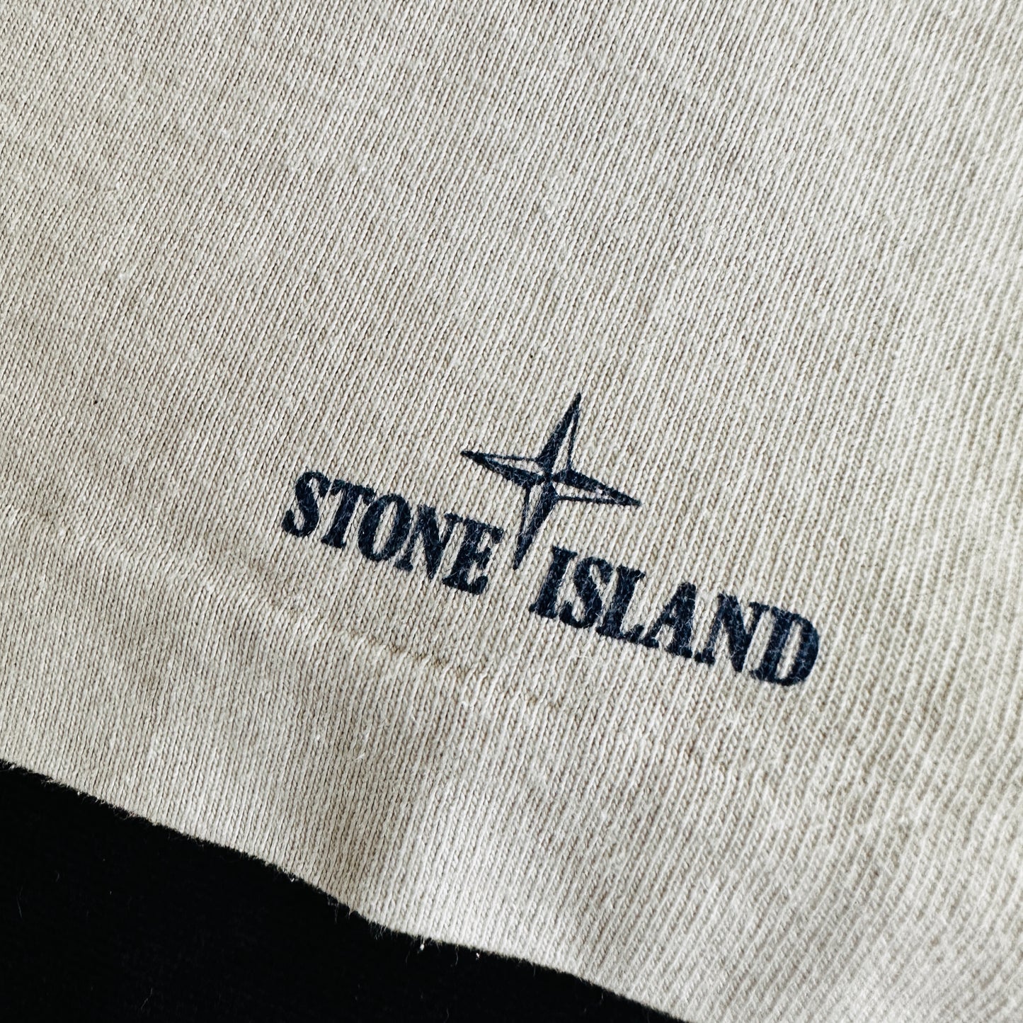 Stone Island Vintage 80s Metal Button Henley T-Shirt - L - Made in Italy