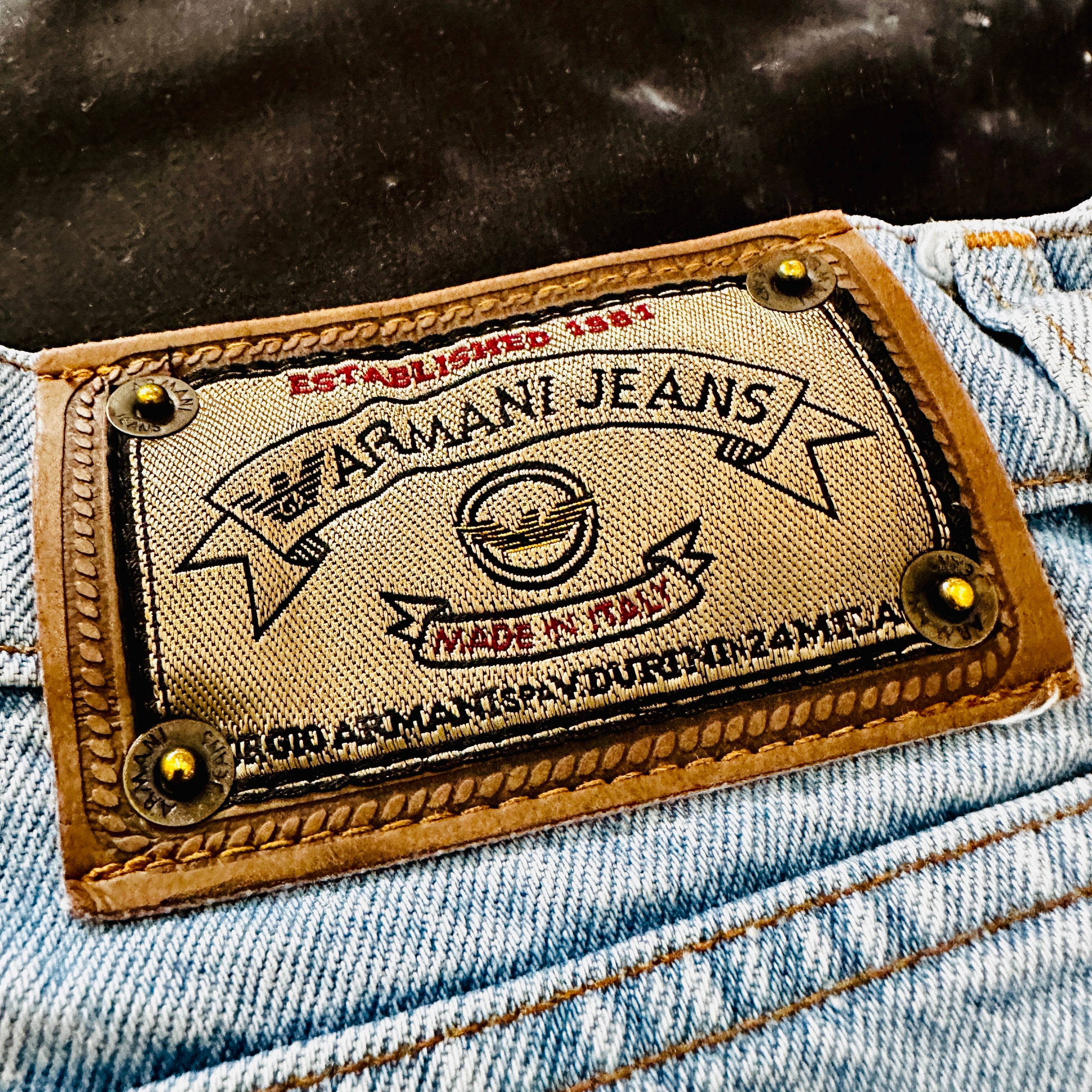 Vintage on sale armani jeans