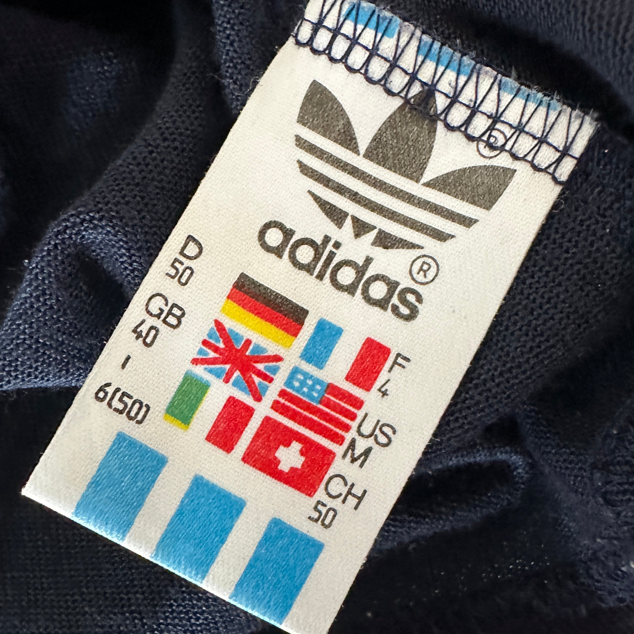 Adidas Vintage 80s Tennis Polo Shirt - 50 / L - Made in West