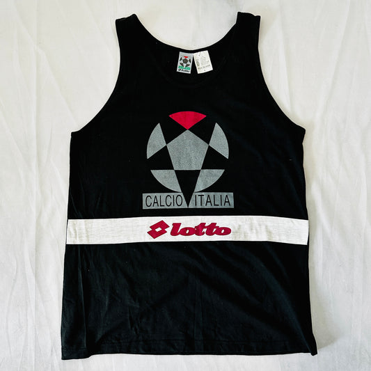 Lotto Vintage 80s Tank Top Shirt - L - Made in Spain